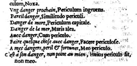 Picture 7 of 33 from Dictionnaire francoislatin, contenant les mots & manières de parler francois, tournez en latin [microforme] (1539), leaf 136