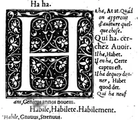 Picture 13 of 33 from Dictionnaire francoislatin, contenant les mots & manières de parler francois, tournez en latin [microforme] (1539), leaf 255