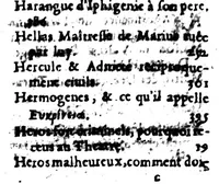 An illustration from La Poétique [microforme] Tome premier (1639)