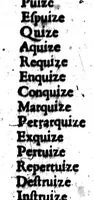 Picture 21 of 23 from Promptuaire d'unisons ordonné et disposé méthodiquement. Pour tous ceux qui voudront composer promptement en vers françois [microforme] (1585), leaf 468