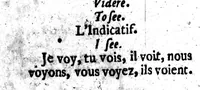 An illustration from Grammaire françoise [microforme] (1684)