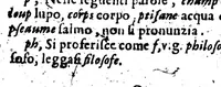 An illustration from La novissima grammatica delle tré lingue italiana, franzese e spagnuola [microform] (1664)