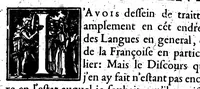 An illustration from Les Origines de la langue françoise [microforme] (1650)