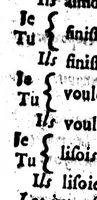An illustration from Les deux grammaires françaises [microforme] (1694)