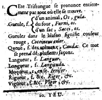 Picture 11 of 16 from Les deux grammaires françaises [microforme] (1694), leaf 194