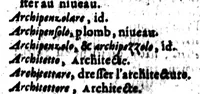 Picture 10 of 15 from Recherches italiennes et françoise, ou, Dictionnaire, contenant outre les mots ordinaire, une quantité de proverbes & de phrases, pour l'intelligence de l'une & l'autre langue [microforme] : avec un abrégé de grammaire italienne (1640), leaf 93