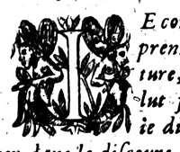 An illustration from Le Parterre de la rhetorique françoise [microforme] : emaillé de toutes les plus belles fleurs d'éloquence qui se rencontrent dans les oeuvres des orateurs tant anciens que modernes (1659)