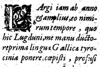 An illustration from Le triomphe de la langue françoise, dans lequel les principales difficultés qui s'y rencontrent sont revnersées [microform] (1664)