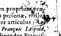 An illustration from Le triomphe de la langue françoise, dans lequel les principales difficultés qui s'y rencontrent sont revnersées [microform] (1664)