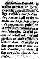 An illustration from Remarques et decisions de l'Académie Françoise [microforme] (1698)