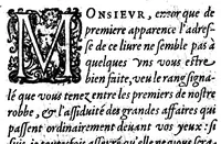 An illustration from Dictionnaire des rimes françoises [microforme] (1587)