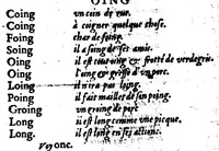 Picture 20 of 21 from Dictionnaire des rimes françoises [microforme] (1587), leaf 509