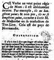 Picture 16 of 25 from Nouvelles remarques de M. de Vaugelas sur la langue françoise [microforme] (1690), leaf 104