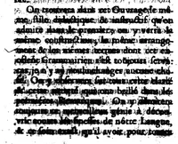 An illustration from Nouvelles remarques de M. de Vaugelas sur la langue françoise [microforme] (1690)