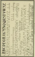 An illustration from Free-hand lettering : being a treatise on plain lettering from the pracitical standpoint for use in engineering schools and colleges (1906)