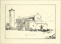 An illustration from Freehand perspective and sketching; principles and methods of expression in the pictorial representation of common objects, interiors, buildings and landscapes (1916)