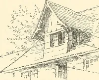 An illustration from Freehand perspective and sketching; principles and methods of expression in the pictorial representation of common objects, interiors, buildings and landscapes (1916)