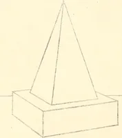 Picture 90 of 200 from Freehand perspective and sketching; principles and methods of expression in the pictorial representation of common objects, interiors, buildings and landscapes (1916), leaf 107