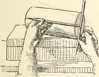 An illustration from Freehand perspective and sketching; principles and methods of expression in the pictorial representation of common objects, interiors, buildings and landscapes (1916)