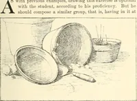 Picture 103 of 200 from Freehand perspective and sketching; principles and methods of expression in the pictorial representation of common objects, interiors, buildings and landscapes (1916), leaf 114