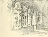 An illustration from Freehand perspective and sketching; principles and methods of expression in the pictorial representation of common objects, interiors, buildings and landscapes (1916)