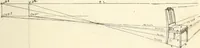 An illustration from Freehand perspective and sketching; principles and methods of expression in the pictorial representation of common objects, interiors, buildings and landscapes (1916)