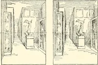 An illustration from Freehand perspective and sketching; principles and methods of expression in the pictorial representation of common objects, interiors, buildings and landscapes (1916)