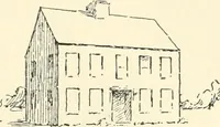 An illustration from Freehand perspective and sketching; principles and methods of expression in the pictorial representation of common objects, interiors, buildings and landscapes (1916)