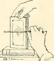 An illustration from Freehand perspective and sketching; principles and methods of expression in the pictorial representation of common objects, interiors, buildings and landscapes (1916)