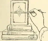 An illustration from Freehand perspective and sketching; principles and methods of expression in the pictorial representation of common objects, interiors, buildings and landscapes (1916)