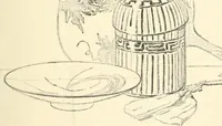 An illustration from Freehand perspective and sketching; principles and methods of expression in the pictorial representation of common objects, interiors, buildings and landscapes (1916)