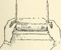 An illustration from Freehand perspective and sketching; principles and methods of expression in the pictorial representation of common objects, interiors, buildings and landscapes (1916)