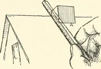 An illustration from Freehand perspective and sketching; principles and methods of expression in the pictorial representation of common objects, interiors, buildings and landscapes (1916)