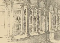 An illustration from Freehand perspective and sketching; principles and methods of expression in the pictorial representation of common objects, interiors, buildings and landscapes (1910)
