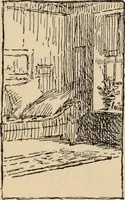 An illustration from Freehand perspective and sketching; principles and methods of expression in the pictorial representation of common objects, interiors, buildings and landscapes (1910)