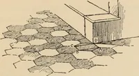 An illustration from Freehand perspective and sketching; principles and methods of expression in the pictorial representation of common objects, interiors, buildings and landscapes (1910)