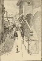 An illustration from Freehand perspective and sketching; principles and methods of expression in the pictorial representation of common objects, interiors, buildings and landscapes (1910)