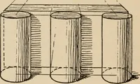 An illustration from Freehand perspective and sketching; principles and methods of expression in the pictorial representation of common objects, interiors, buildings and landscapes (1910)