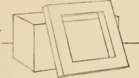 An illustration from Freehand perspective and sketching; principles and methods of expression in the pictorial representation of common objects, interiors, buildings and landscapes (1910)