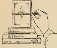 An illustration from Freehand perspective and sketching; principles and methods of expression in the pictorial representation of common objects, interiors, buildings and landscapes (1910)