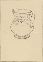An illustration from Freehand perspective and sketching; principles and methods of expression in the pictorial representation of common objects, interiors, buildings and landscapes (1910)