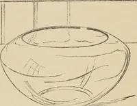 An illustration from Freehand perspective and sketching; principles and methods of expression in the pictorial representation of common objects, interiors, buildings and landscapes (1910)