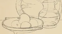 An illustration from Freehand perspective and sketching; principles and methods of expression in the pictorial representation of common objects, interiors, buildings and landscapes (1910)
