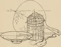 An illustration from Freehand perspective and sketching; principles and methods of expression in the pictorial representation of common objects, interiors, buildings and landscapes (1910)