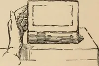 An illustration from Freehand perspective and sketching; principles and methods of expression in the pictorial representation of common objects, interiors, buildings and landscapes (1910)