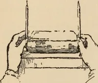 An illustration from Freehand perspective and sketching; principles and methods of expression in the pictorial representation of common objects, interiors, buildings and landscapes (1910)
