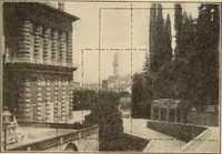 An illustration from Freehand perspective and sketching; principles and methods of expression in the pictorial representation of common objects, interiors, buildings and landscapes (1910)
