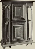An illustration from French furniture in the middle ages and under Louis XIII (1900)