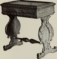 An illustration from French furniture in the middle ages and under Louis XIII (1900)