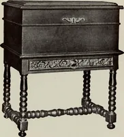 An illustration from French furniture in the middle ages and under Louis XIII (1900)